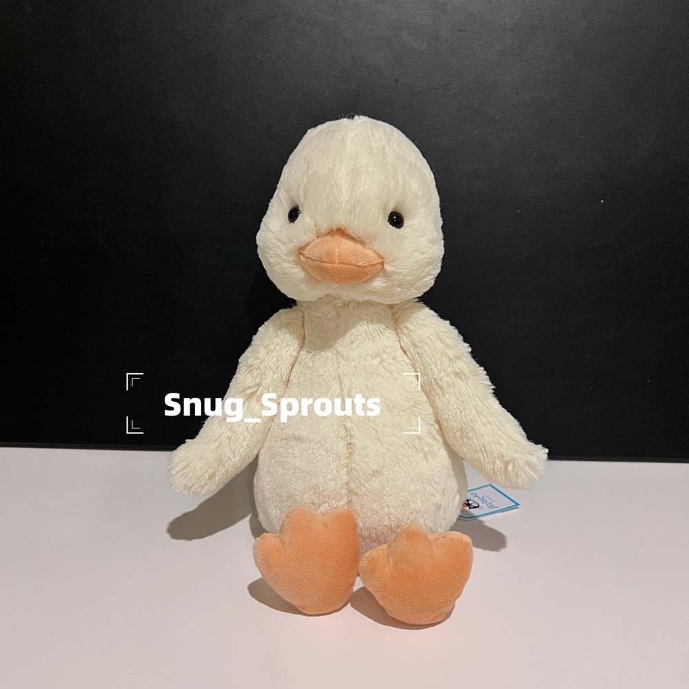 NWT Authentic Jellycat original bashful duckling duck medium - FAST SHIP…